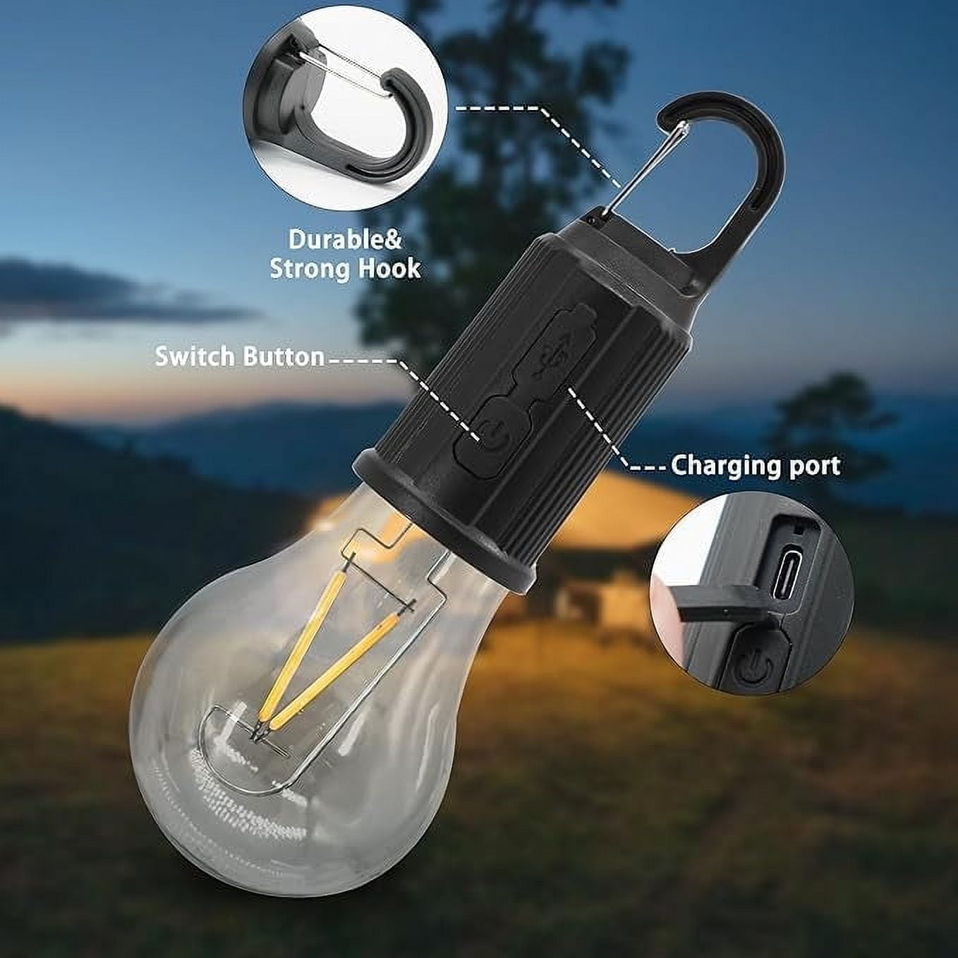 ⚡️💡🛡️ TYPE C CHARGING BULB WITH LONG LASTING AND UNBREAKABLE