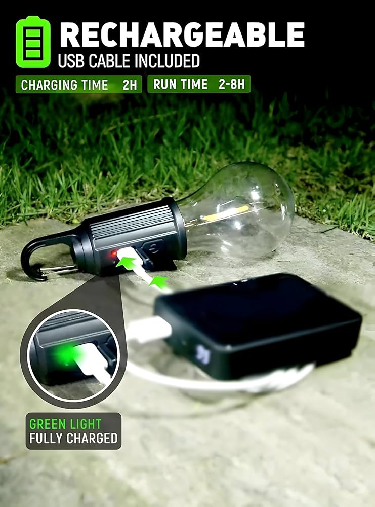 ⚡️💡🛡️ TYPE C CHARGING BULB WITH LONG LASTING AND UNBREAKABLE